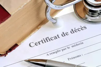 Illustration - Rédaction des certificats de décès par les infirmiers