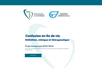 Illustration - Guide sur la confusion en fin de vie : recommandations de la SFAP et SFGG