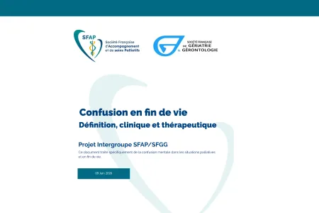 Illustration - Guide sur la confusion en fin de vie : recommandations de la SFAP et SFGG