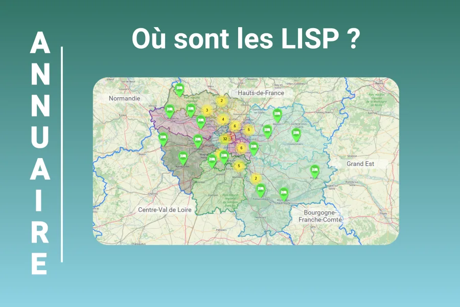 Localisation et nombre des LISP MCO