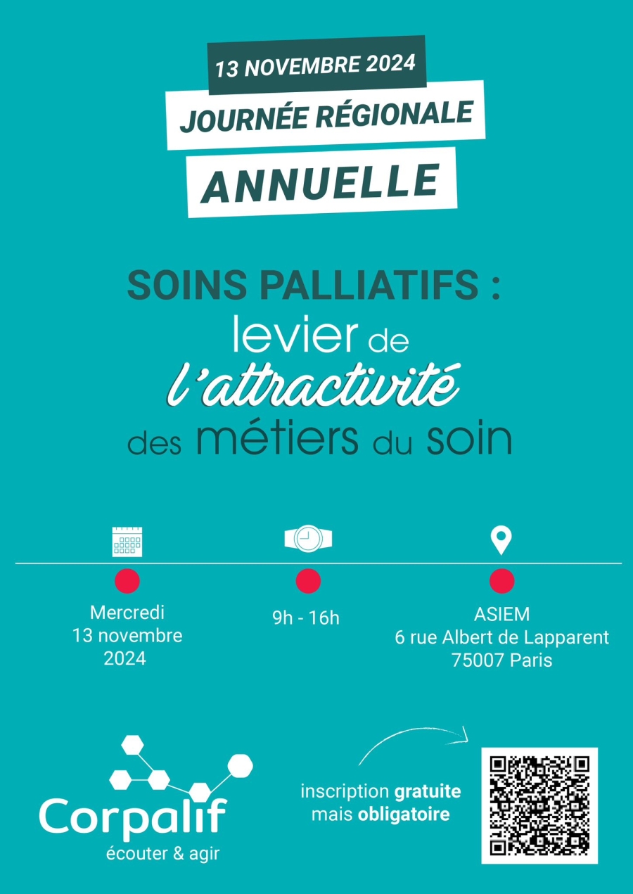 Journée régionale de la CORPALIF : Soins palliatifs et attractivité des métiers du soin