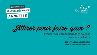 Avancer sur le traitement de la douleur en soins palliatifs